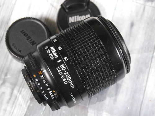 Nikkor 200mm 5 6 - 80-200mm, f/4.5-5.6